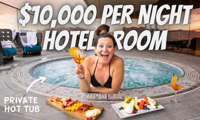 SLEEPING IN A $10,000 PER NIGHT PENTHOUSE