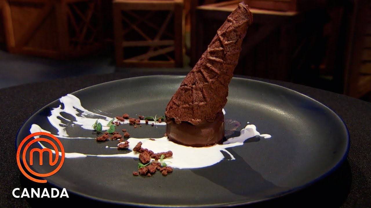 Fallen Ice Cream Cone Dessert For The Finale | MasterChef Canada | MasterChef World