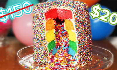 I Tried To Make A $20 Version Of A $150 Cake • Tasty