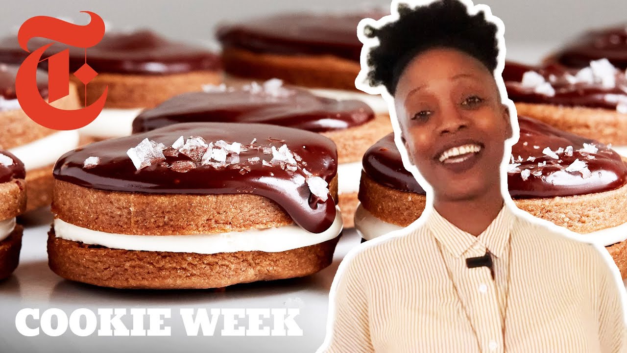 Hot Chocolate Marshmallow Sandwich Cookies With Yewande | NYT Cooking