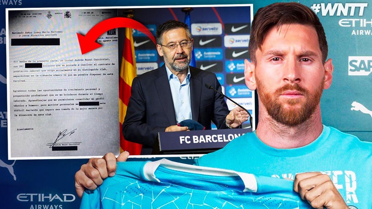THE REASON LIONEL MESSI WANTS TO LEAVE BARCELONA IS...